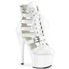Pleaser - ADORE1013MST Bottes de plateforme, Pole dance chaussures - Blanc Product image
